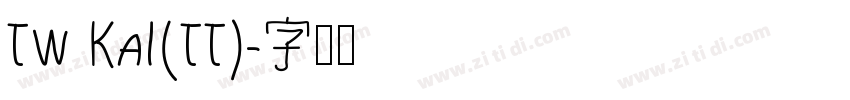 tw kai(tt)字体转换